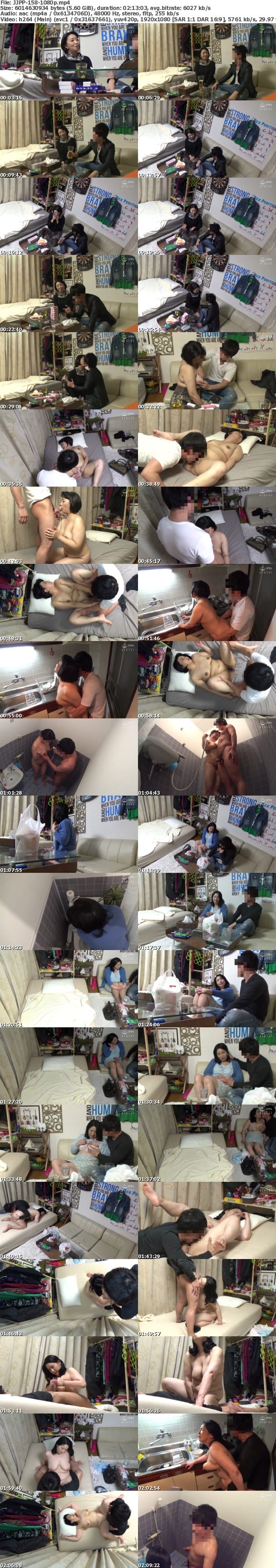 (Full HD) JJPP-158 イケメンが熟女を部屋に連れ込んでSEXに持ち込む様子を盗撮した動画。 FANZA限定！先行配信スペシャル！！91