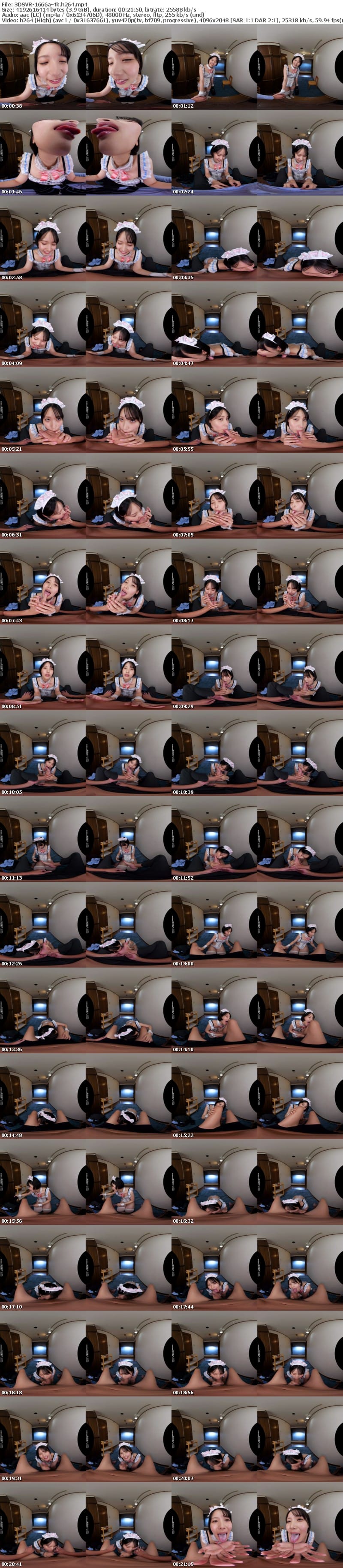 [VR] 3DSVR-1666 【VR】【8K】チンシャブ極上テクニックでご奉仕してくれるおしゃぶり大好き高級ランジェリーメイド 柴崎はる