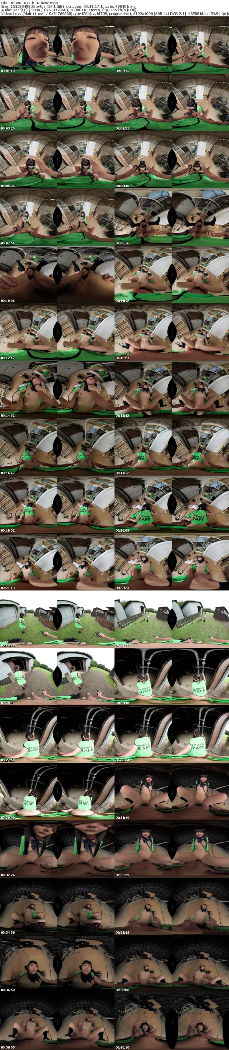 [VR] 3DSVR-1681 【VR】【8K】【高画質 追跡視点】休日に地域のゴミ拾いに参加する心が綺麗な少女を捕獲して淫行