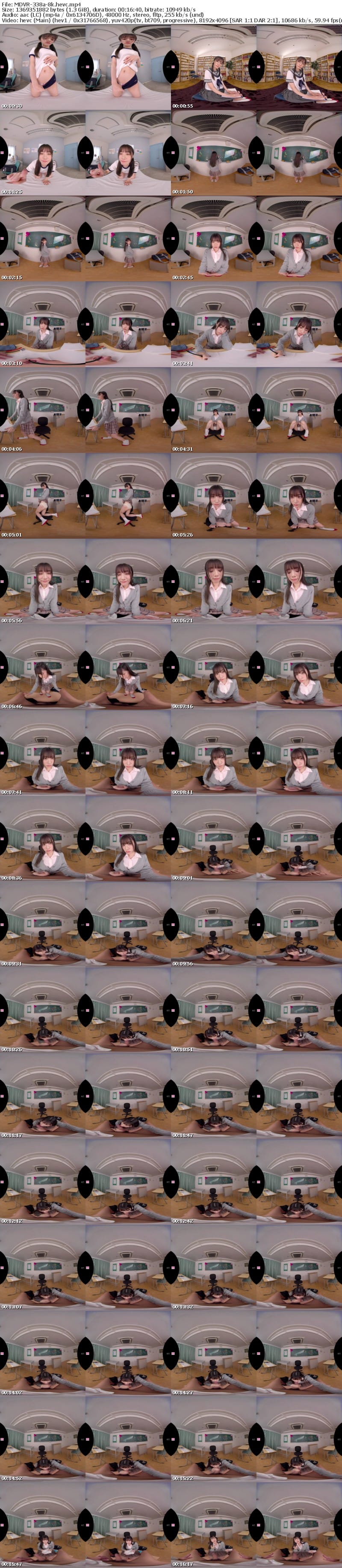 [VR] MDVR-338 【VR】8KVR アイドルJ○宮下玲奈と過ごす絶対内緒のヤリまくり学園生活 学校4シチュエーション！4コス！4キャラ！2SEX！長尺132分！！