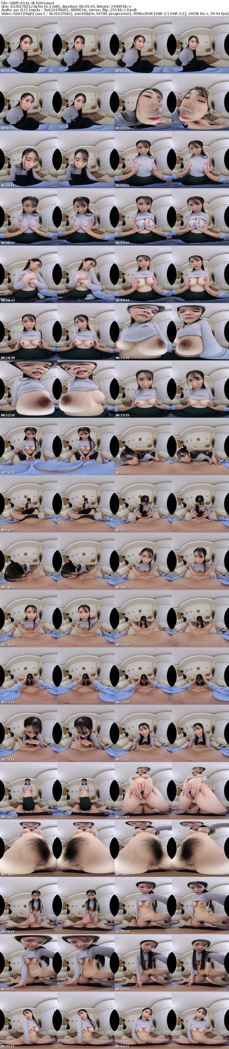 [VR] SAVR-612 【VR】気の弱そうな家出娘を連れ込み服を脱がしたらスレンダー巨乳のバグり痴女で精子が枯れても抜かれまくった！！