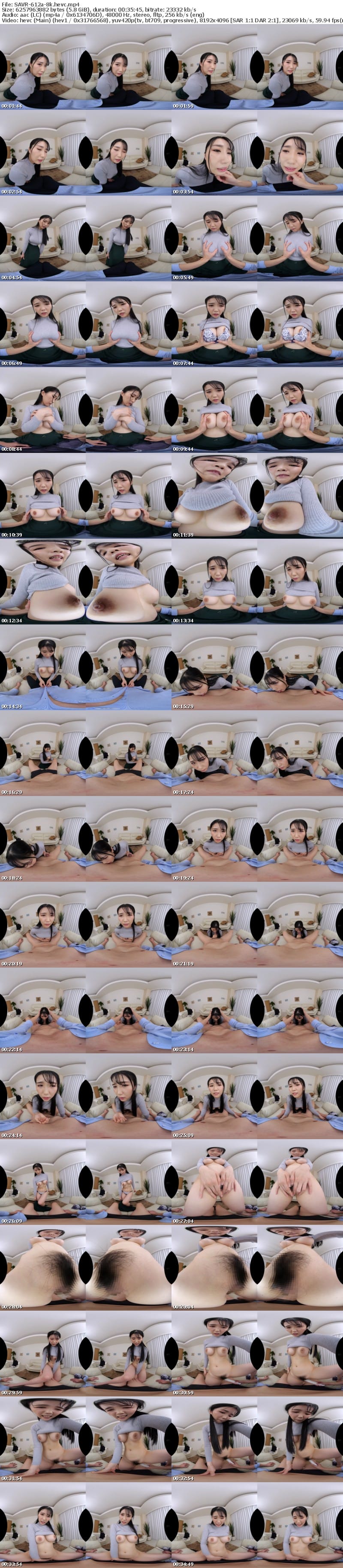 [VR] SAVR-612 【VR】気の弱そうな家出娘を連れ込み服を脱がしたらスレンダー巨乳のバグり痴女で精子が枯れても抜かれまくった！！