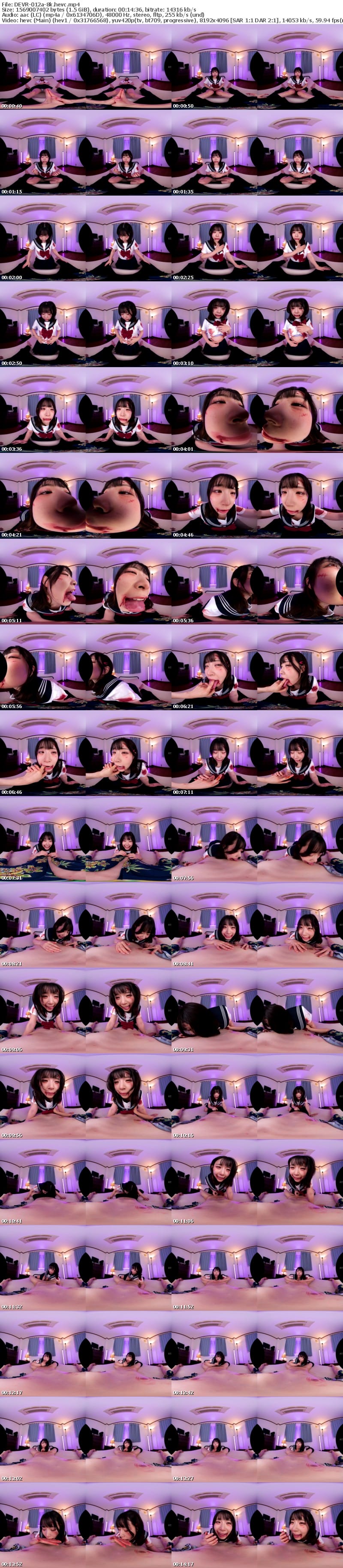 [VR] DEVR-012 【VR】吸血ゾンビ化した幼馴染とのイチャラブSEX性活 沙月恵奈