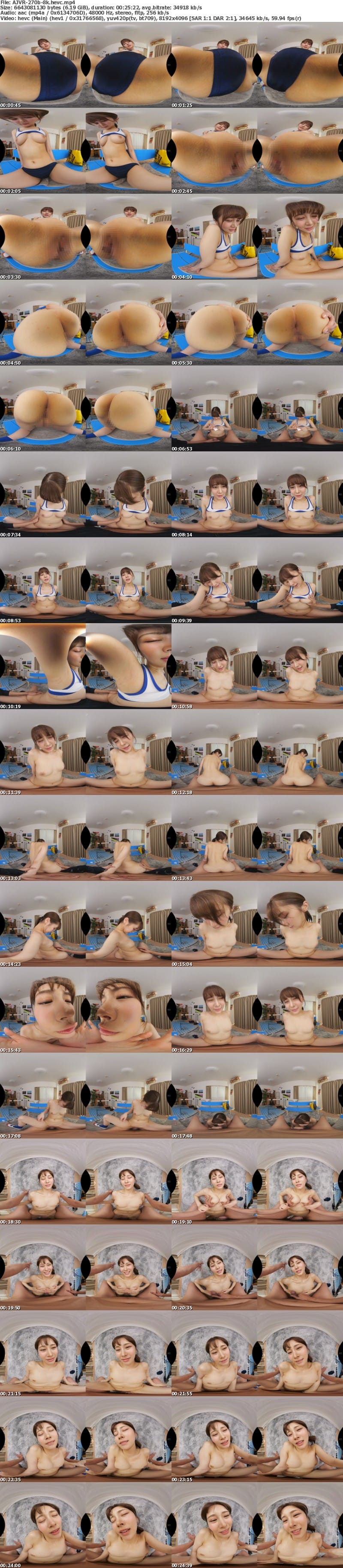 [VR] AJVR-270 【VR】クーラーもない灼熱の部室で陸上部キャプテンみゆちゃんと濡れテカ肌で真夏の密着汗だくSEX 鳳みゆ