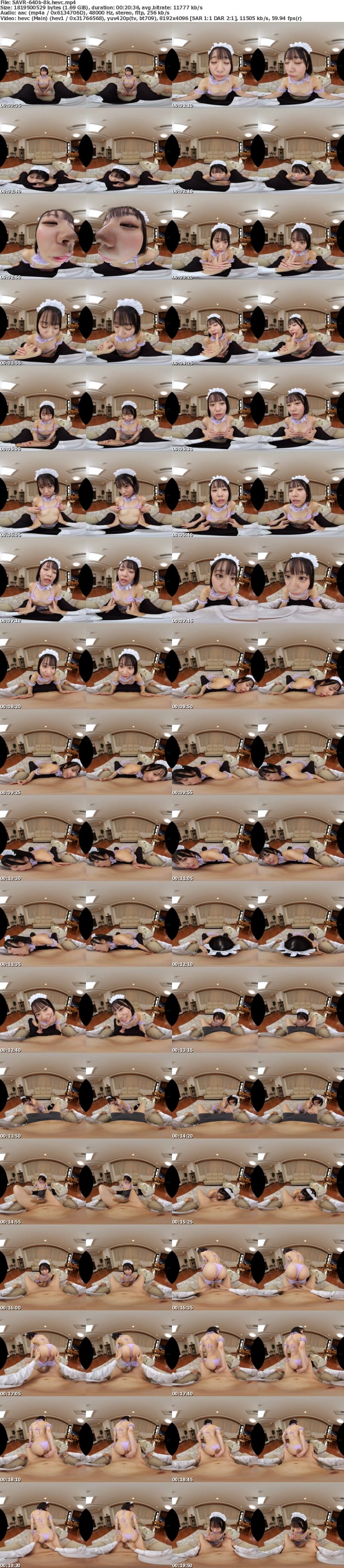 [VR] SAVR-640 【VR】「いっぱい嗅がせてください…」ご主人様が帰ると嬉しくてすぐにクンクン。匂いフェチな’僕専用’メイドが全肯定で癒してくれる密着あまあま性交。 赤名いと