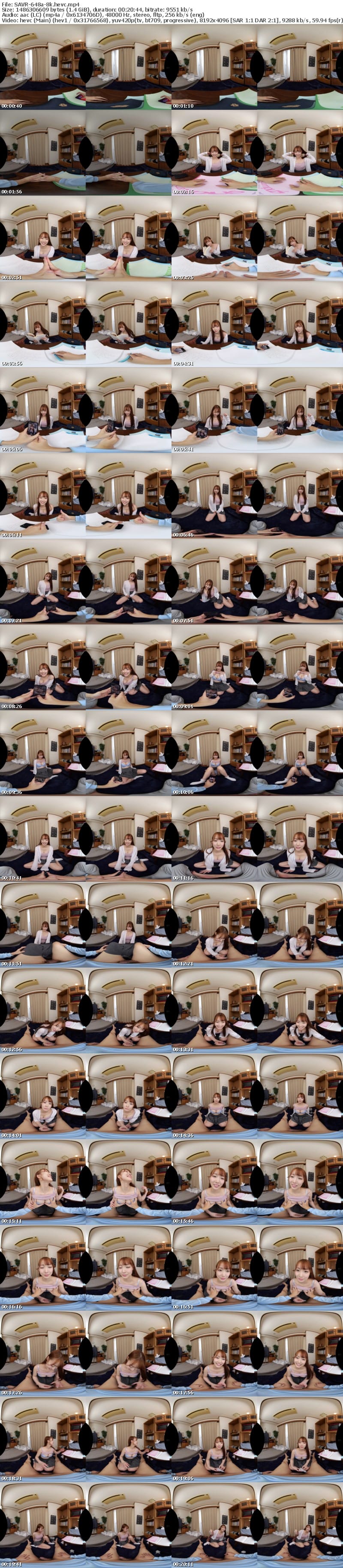 [VR] SAVR-648 【VR】即コキ！即尺！即ハメ！朝から晩まで会ったらその場で射精し放題！ 半端なく都合の良いゆるカワ女子大生にノートも膣も借りまくり中出し性活 結月りあ