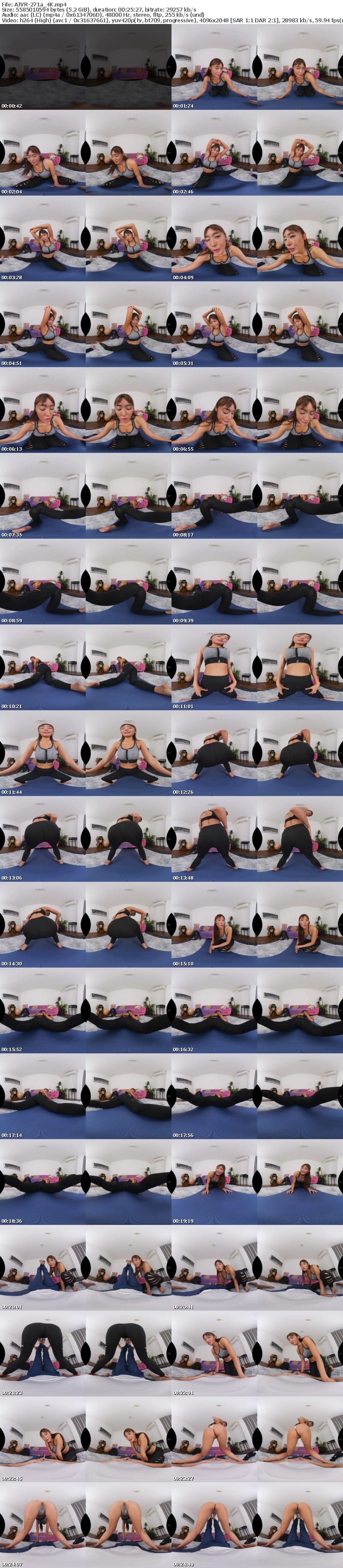 [VR] AJVR-271 【VR】女性パーソナルトレーナーの密着スクワット指導で迫り来るデカ尻誘惑に勃起がおさまらずケツ穴モロ出し杭打ち騎乗位で何発も搾り取られる汗だく汁だく下半身強化トレーニング 三岳ゆうな