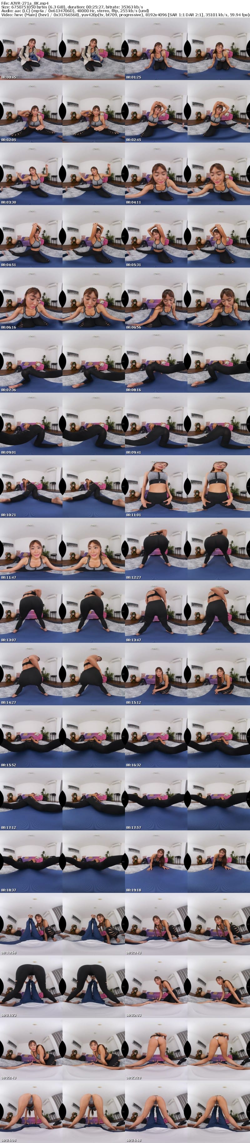 [VR] AJVR-271 【VR】女性パーソナルトレーナーの密着スクワット指導で迫り来るデカ尻誘惑に勃起がおさまらずケツ穴モロ出し杭打ち騎乗位で何発も搾り取られる汗だく汁だく下半身強化トレーニング 三岳ゆうな