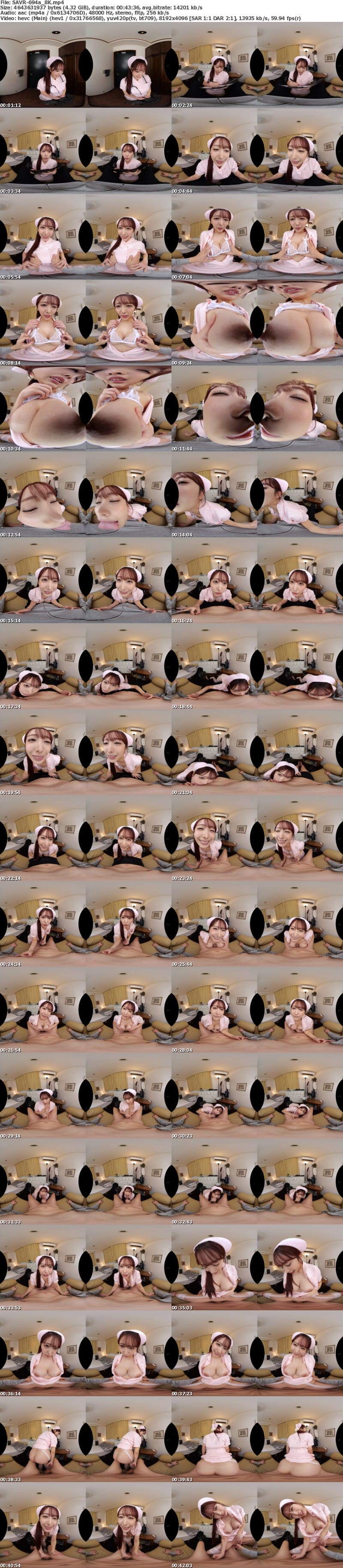 [VR] SAVR-694 【VR】以前入院していた頃の担当巨乳ナースが精子の量で健康状態をチェックしに来る中出し定期健診 弥生みづき