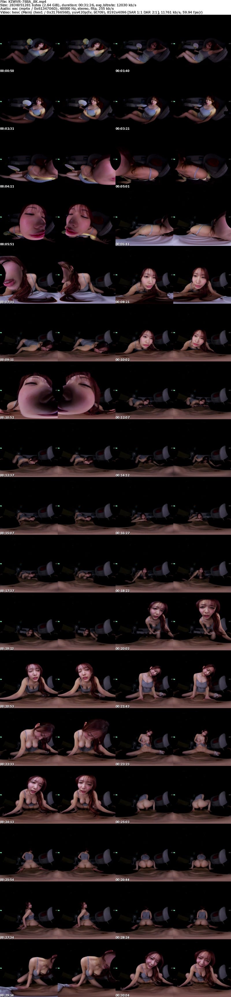 [VR] KIWVR-788 【VR】【8K】真夏の暑い夜…30日間禁欲生活していた会社の爆尻爆乳の先輩が僕の汗に発情し馬乗りになって襲ってきた発情イキ狂いSEX 弥生みづき