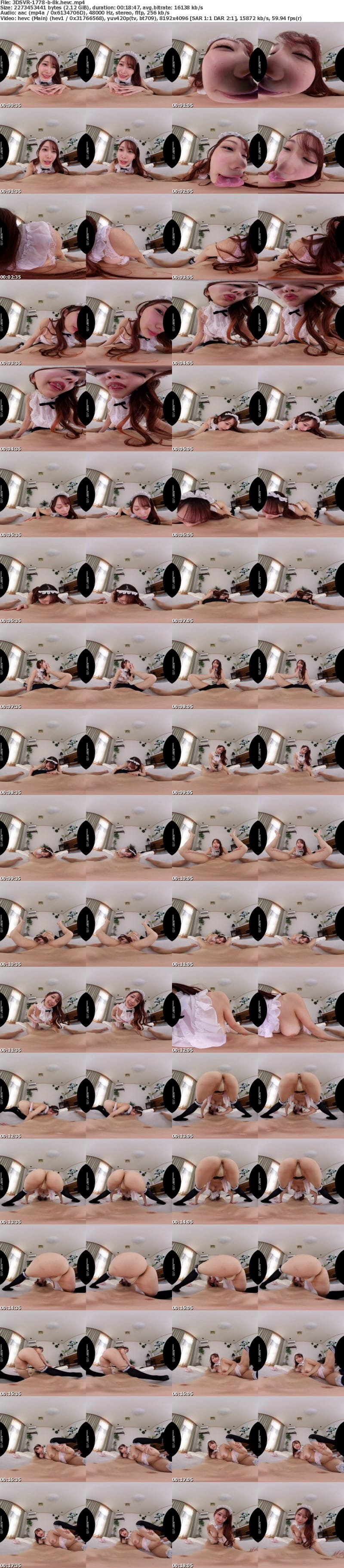 [VR] 3DSVR-1778 【VR】【8K】おしゃぶり大好き舐め舐め特化メイド ハメて舐めてを繰り返すPtoMご奉仕 弥生みづき