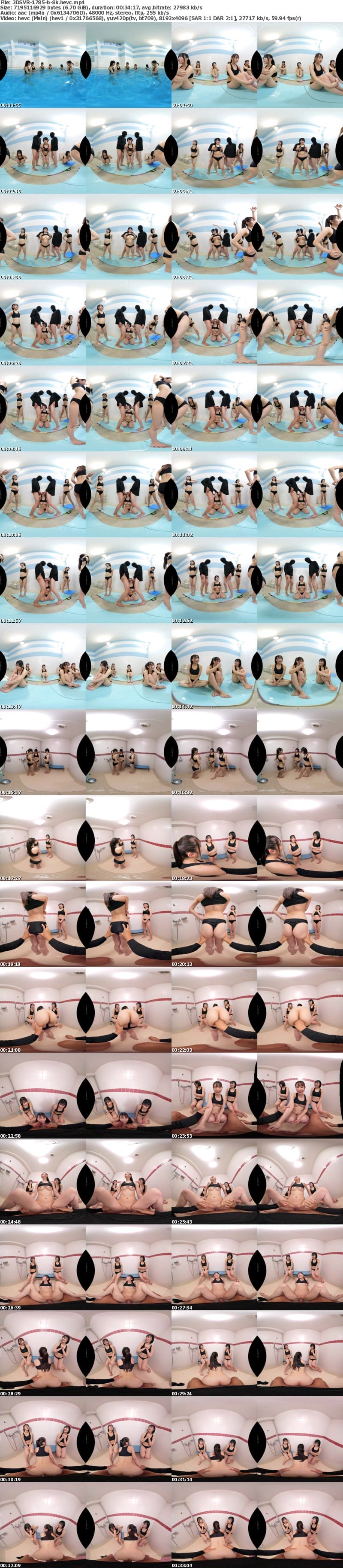 [VR] 3DSVR-1785 【VR】【8K】セックスが溶け込んでいる日常「常に性交」ヤリ放題部活動編