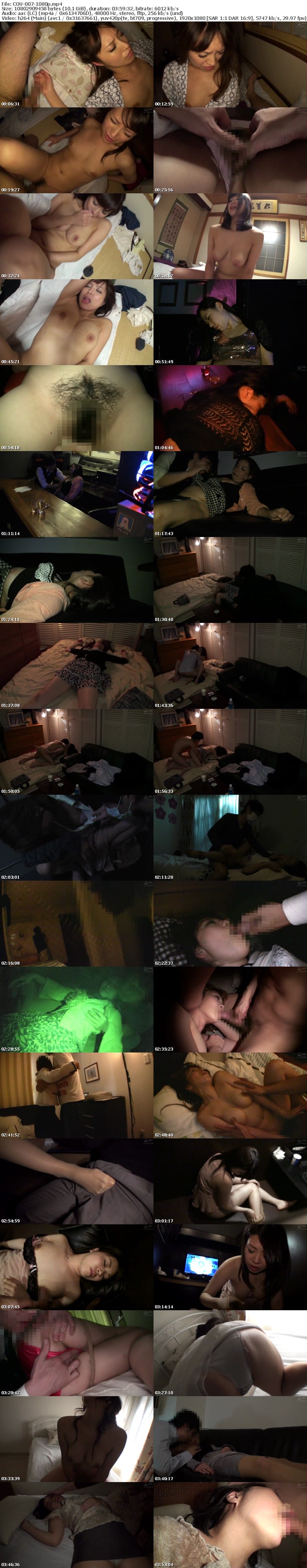 COU-007 飲み会帰りの美女×意識ぶっ飛ばし×●っ払い昏●×寝込みを襲うとマン汁ジュワッと濡れ濡れ…2枚組