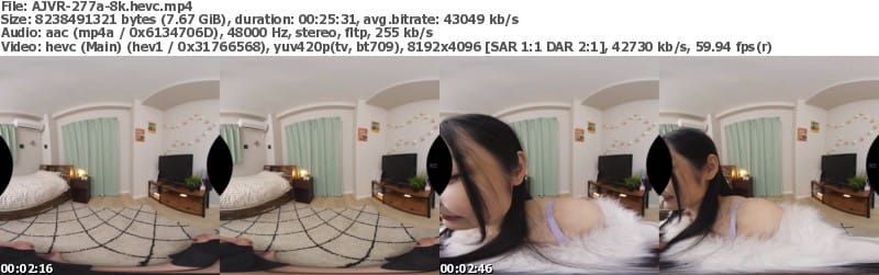 [VR] AJVR-277 【VR】萌えボイスASMRで人気の激カワ声優がチ○ポでアヘ顔オホ声ケモ声絶叫「ん゛っっほぉぉお゛ぉお゛ぉぉ！イグッイグッイッッグヴゥゥッ！！」唸り喘いでイキ狂いケダモノ淫語連呼キャラ変するまでガン突き中出ししまくった 胡桃さくら