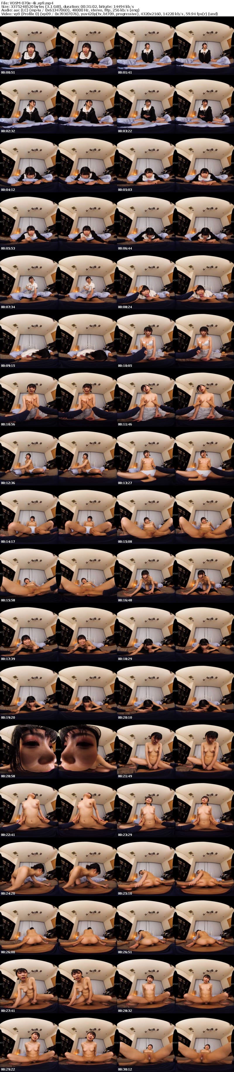 [VR] VOSM-070 【VR】HQ劇的超高画質 愛おし激カワ彼女と二人だけの甘～い癒やしラブいちゃ中出しSEX BEST 670分