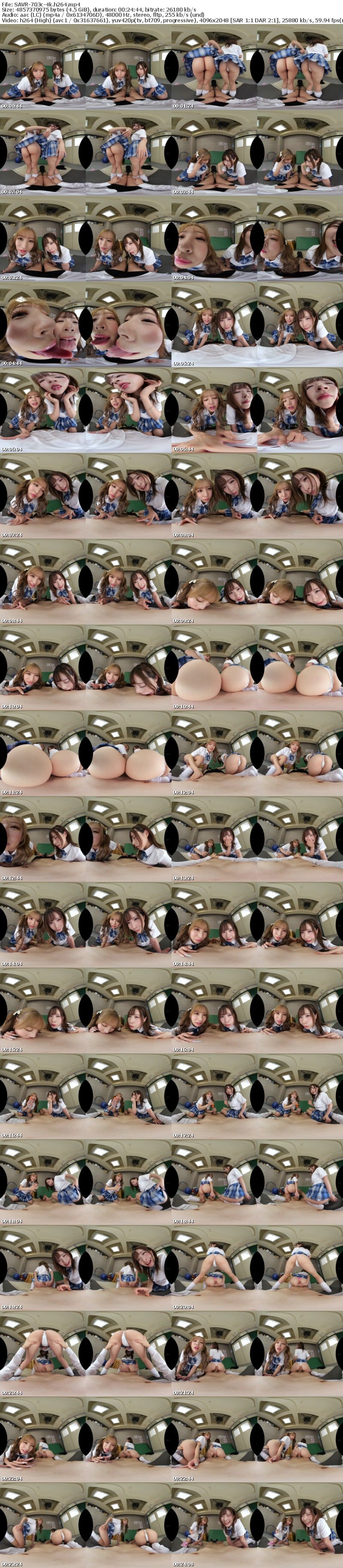 [VR] SAVR-703 【VR】オタクに優しいギャルたちは存在したんだ！！Tバック×騎乗位で連続射精おしりハーレムがスゴすぎて… 沙月恵奈 小那海あや 宮城りえ