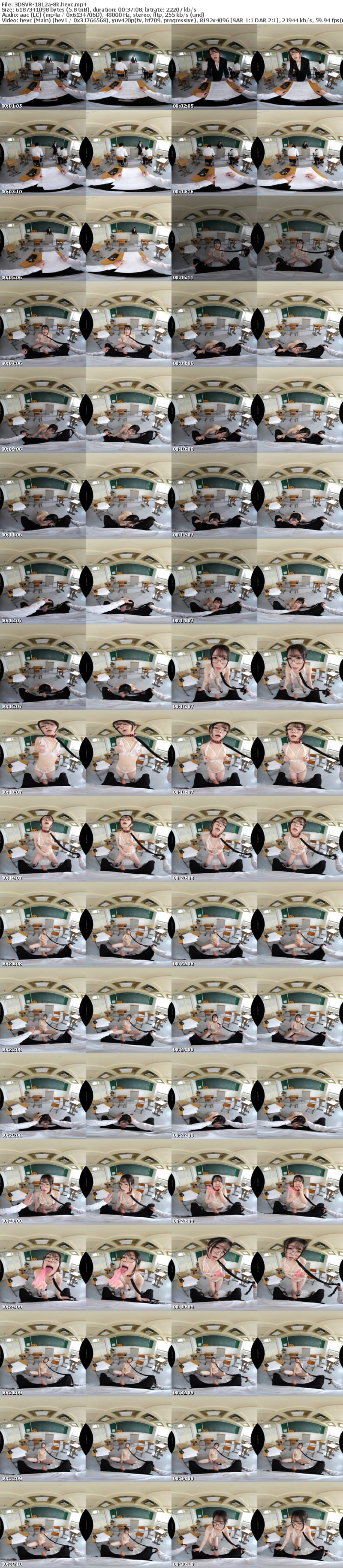 [VR] 3DSVR-1812 【VR】【8K】教師失格いいなりマゾペット 高飛車な梨央奈先生は僕専用のメス犬便所です。 南梨央奈