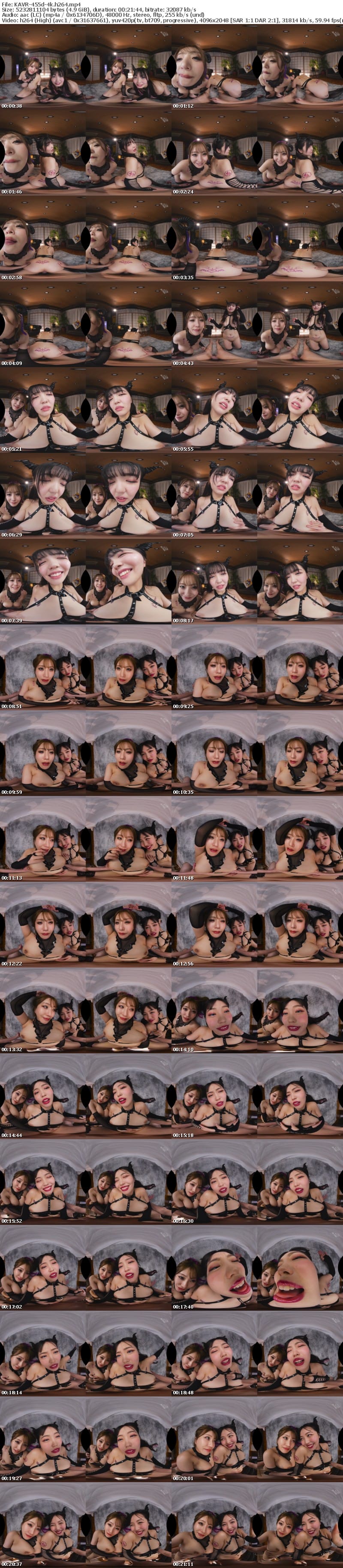 [VR] KAVR-455 【VR】じいちゃん家を片付けてたら封印解けてW淫魔サキュバス召喚淫汁で絶倫マラ化させられWデカ乳挟撃肉厚プレスでスペルマ15発搾取 安斉愛結 双葉あゆか