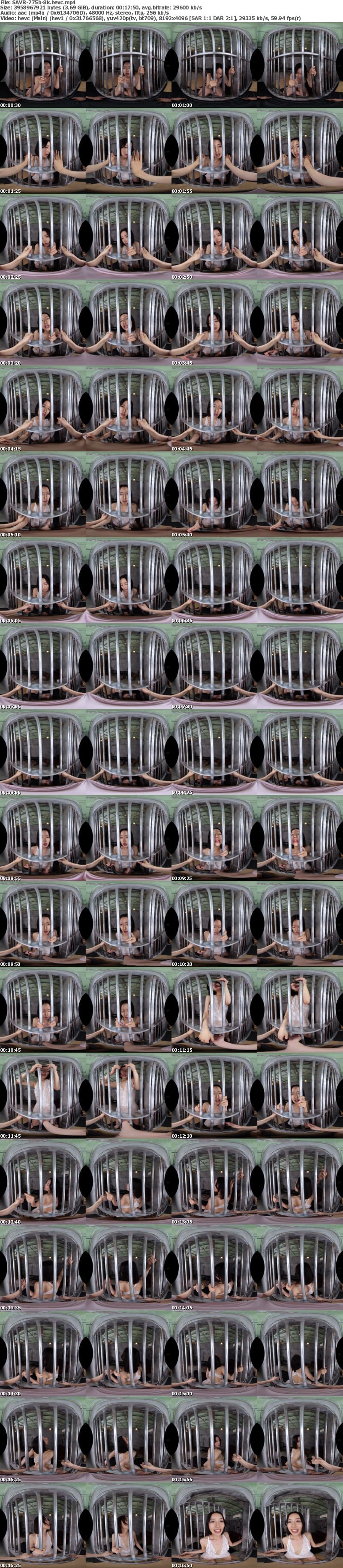 [VR] SAVR-775 【VR】禁欲中の彼女は強盗に襲われ牢屋に閉じ込められるも、性欲ダダ漏れで僕のチ〇ポを求めて格子越しSEX 美咲かんな