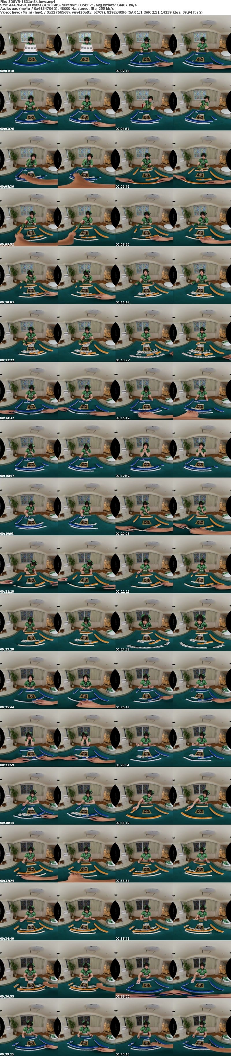 [VR] 3DSVR-1831 【VR】【8K】脱衣麻雀ファイト！可愛いアイドル雀士を負かしてえっちしまくる！ 花狩まい