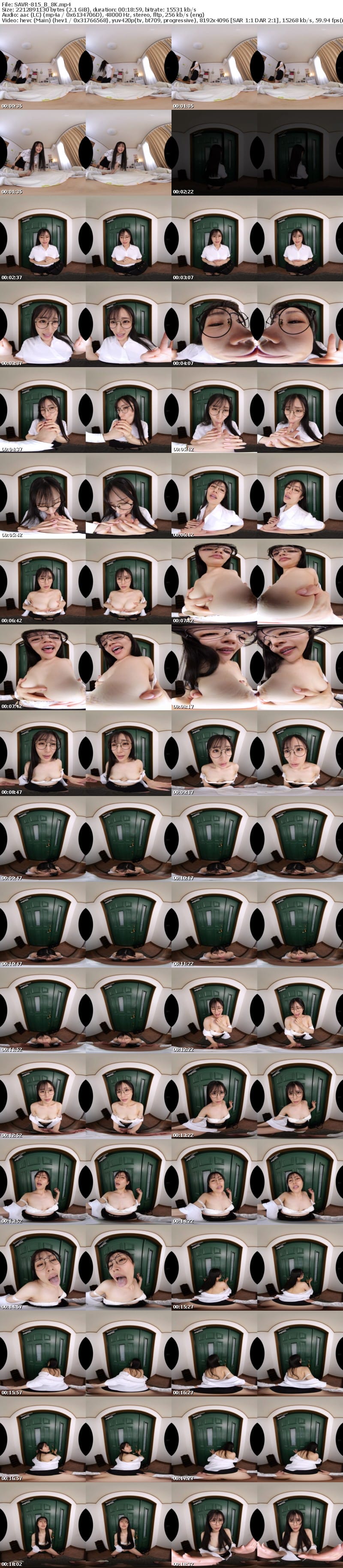 [VR] SAVR-815 【VR】大人しくて優しいボクの彼女は、スイッチが入ると、チ〇ポを懇願してイキ狂う隠れ変態です。