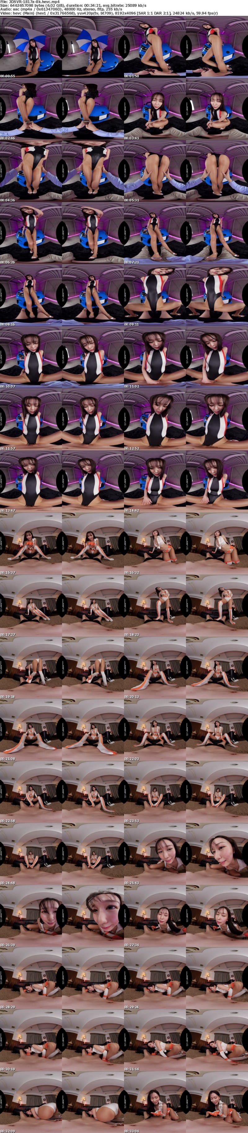 [VR] 3DSVR-1817 【VR】【8K】悪魔的足コキ射精管理レースクイーンお姉さんの172cm高身長＆軟体美脚フルコースで無限絶頂！！ 森あやみ