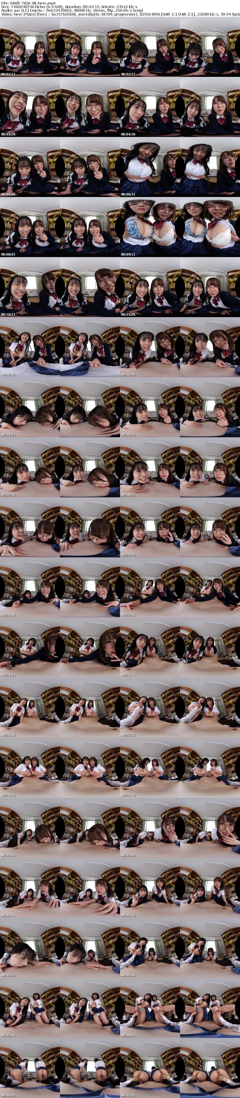 [VR] SAVR-785 【VR】【KMPVR-彩-8周年記念作品】全方位おっぱい8KVR】内気なボクは、転校先でスクールカースト上位の巨乳ヤンキー5人に、チ○ポ奴●としてコキ使われ続ける、逃げ場ゼロのパイズリ狂学痴女ハーレム