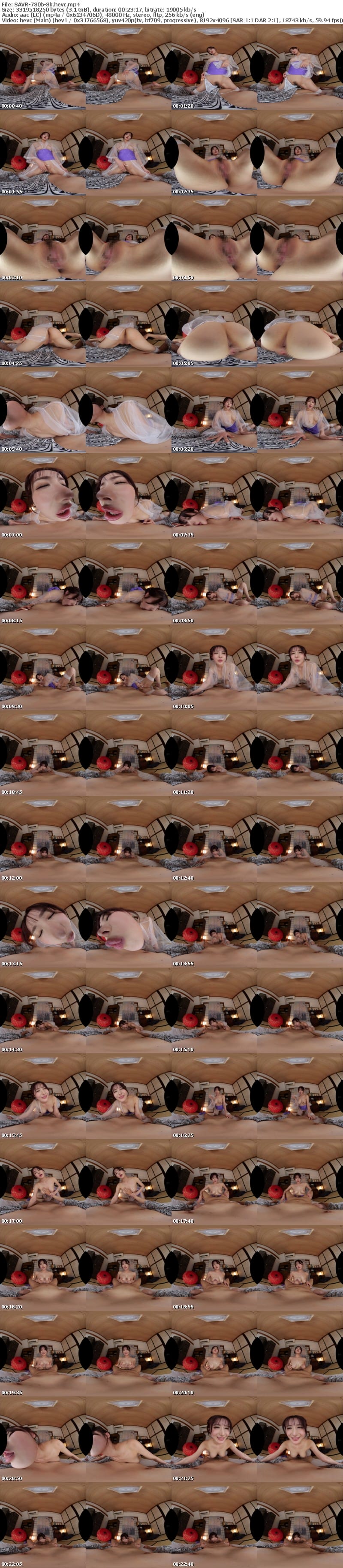 [VR] SAVR-780 【VR】10発射精し終えるまでエンドレスに快楽中枢を刺激する強性射精旅館 藤森里穂