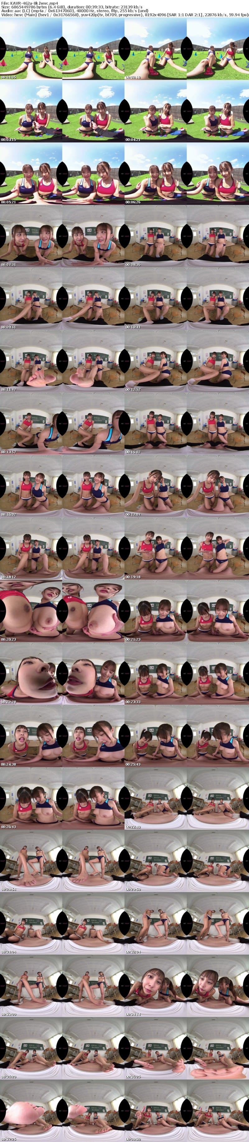 [VR] KAVR-462 【VR】健康的な肉体美がエロい陸上女子部員が媚薬誤飲！？無尽蔵のスタミナで爆速杭打ち中出し騎乗位 那津乃ちなみ 凰華りん