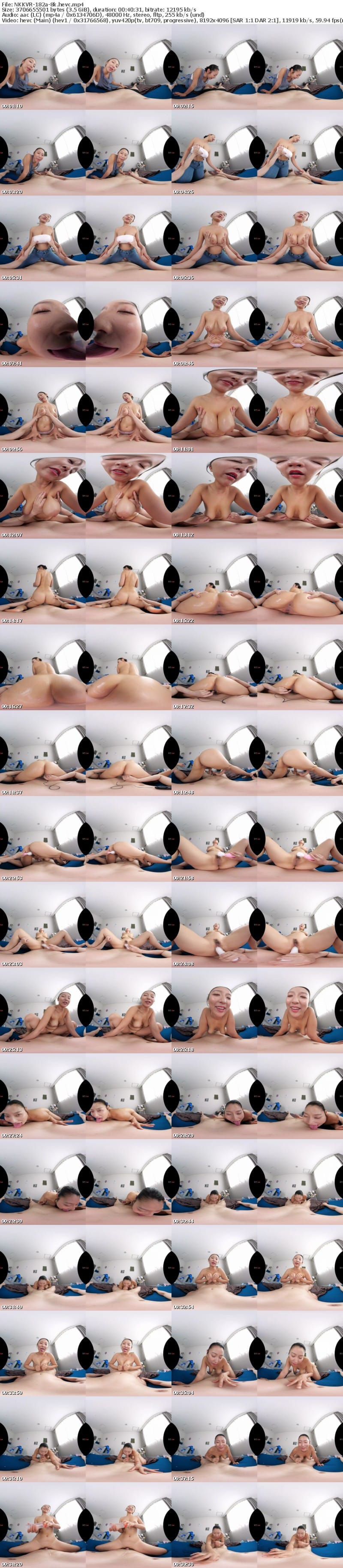 [VR] NKKVR-182 【VR】【8K超高詳細肉感特化VR】極・変態ママが毎朝●すのは成長期の息子！テカテカ＆舐めまくりな濃厚淫乱性交VR 本真ゆり』