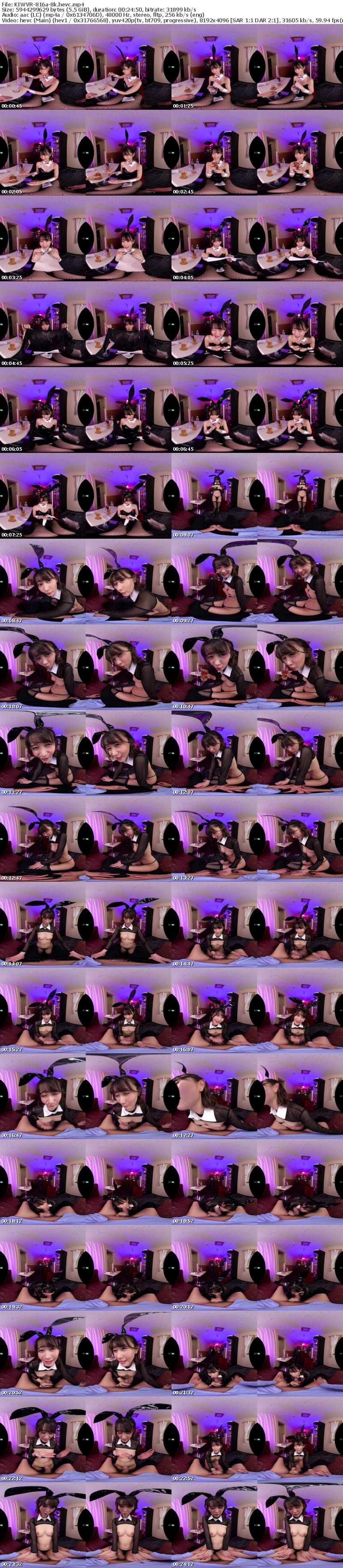 [VR] KIWVR-816 【VR】【8K】バニーガールバーで酔った勢いで逆バニーになったら予想以上に恥ずかしい赤面ウサギの羞恥SEX 静河