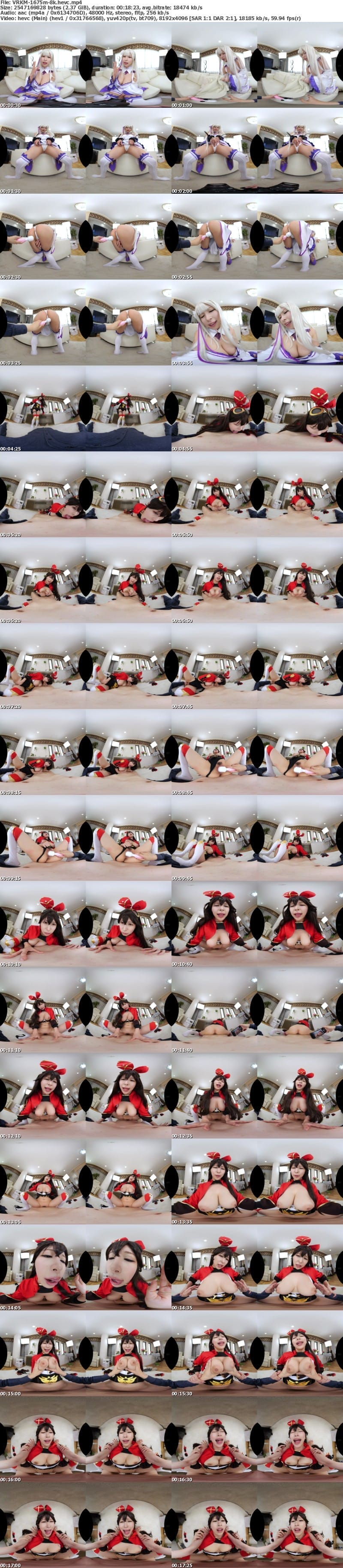 [VR] VRKM-1675 【VR】15人の絶叫絶頂フルコース！淫乱メス堕ちTHE覚醒 BEST300分