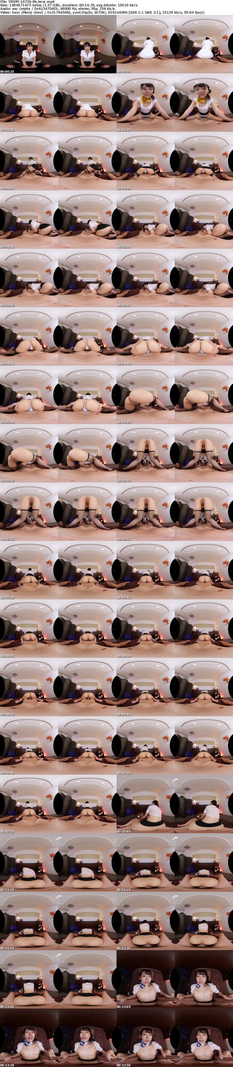 [VR] VRKM-1673 【VR】これぞ絶景！8Kで拝む圧倒的なデカ尻×背面300分BEST