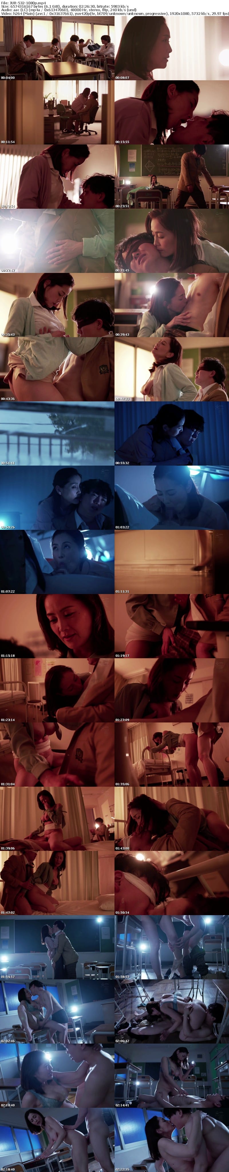 JUR-532 「振り向いたらダメ…先生、これから悪いコトするから…。」いじめられっ子を癒す、女教師・まりこの甘い接吻と誘惑。 古東まりこ