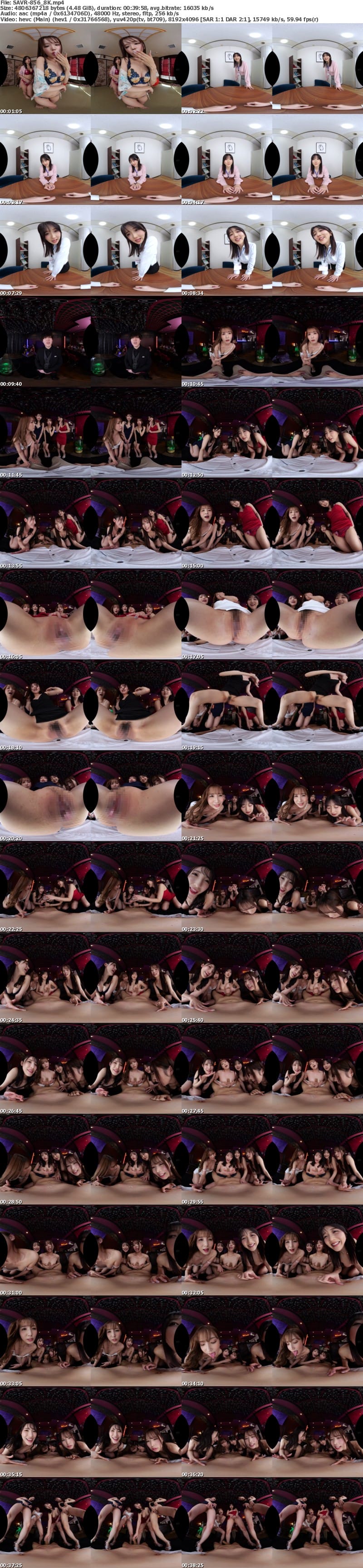 [VR] SAVR-856 【VR】欲求不満のお姉さま方が集う秘密クラブは、僕のチ〇ポを奪い合う会員制ハーレムBARだった！～入店後すぐにハーレムパイズリ＆フェラアタック！？～