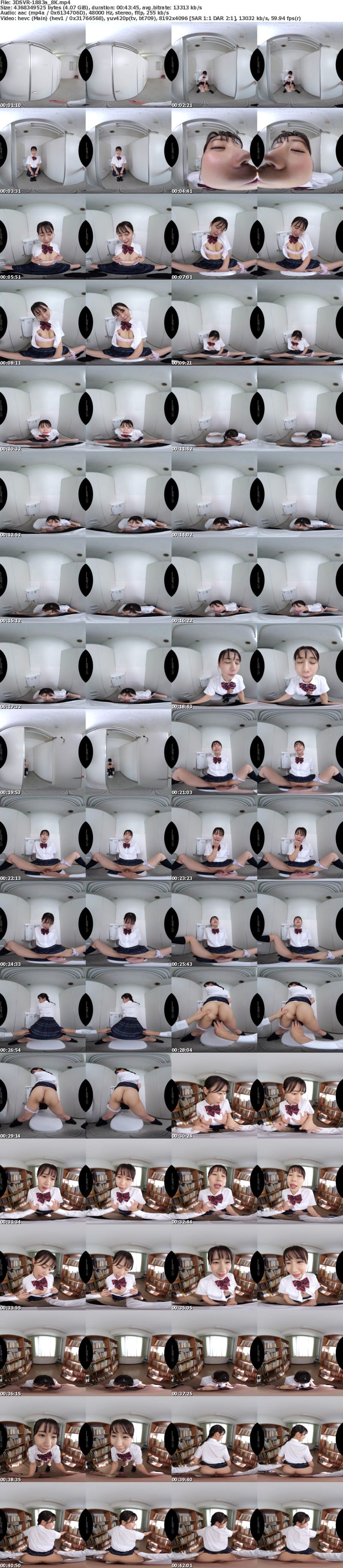 [VR] 3DSVR-1883 【VR】【8K】真面目なクラス委員長は実は見られて興奮する露出癖持ちの変態だった 五芭