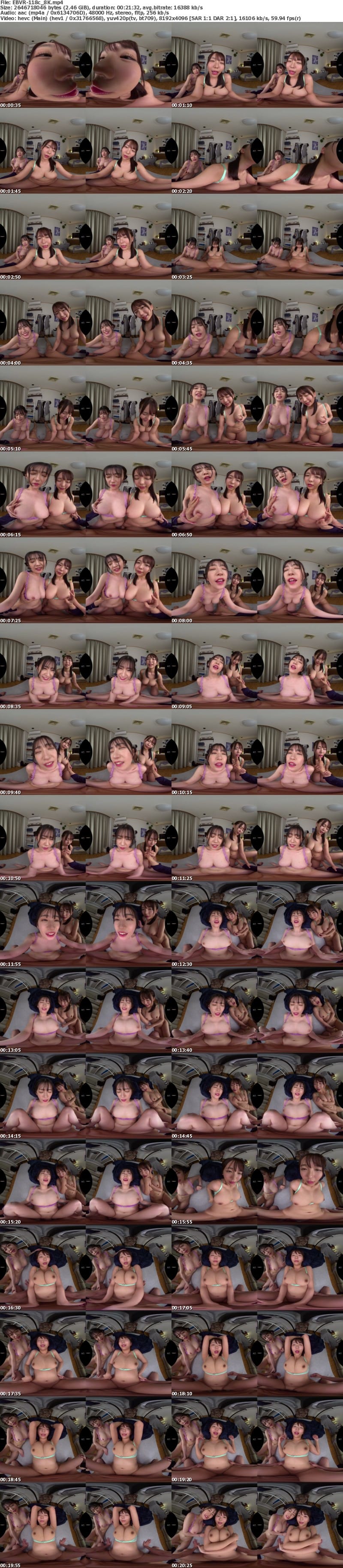 [VR] EBVR-118 【VR】E-BODY専属 初共演 キュートな色気の美白Iカップ柏木ふみか（生前・欲求不満人妻）愛嬌抜群なむっちりHカップ莉々はるか（生前・エロ巨乳OL）こんな2人がボクの家に住み着いた！？地縛霊にやられたい放題VR