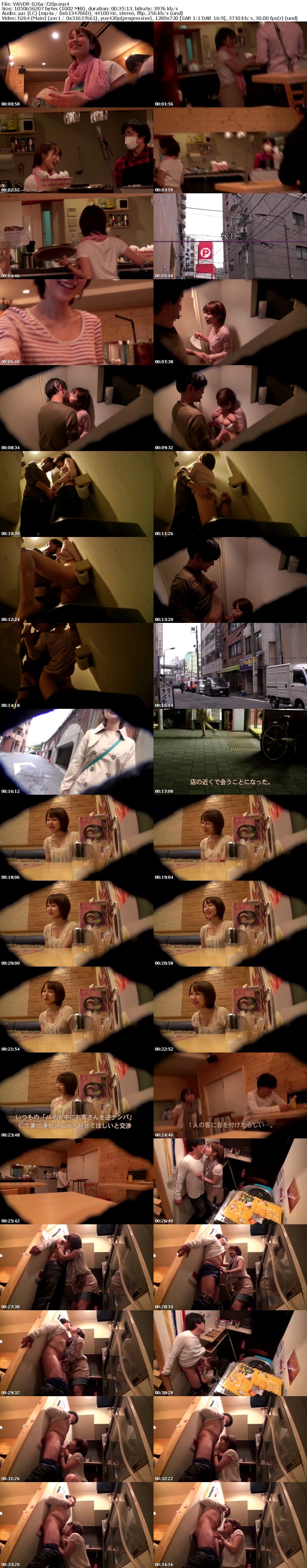 VANDR-026 名門大学女子大生 18歳カフェ店員は誰でもヤラしてくれる1000人斬のヤリマンビッチ