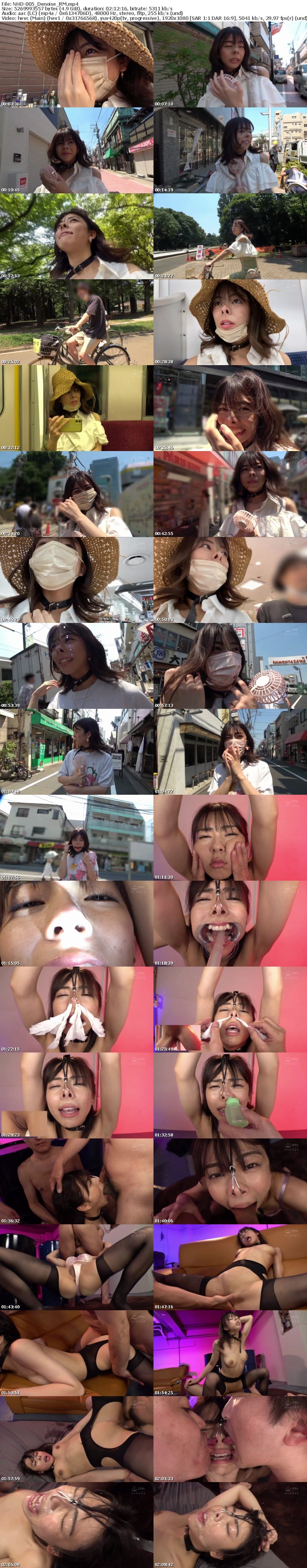 [Reducing Mosaic] NHD-005 【FANZA限定】わたしの豚ヅラ、見てください。 岬あずさ パンティと生写真付き