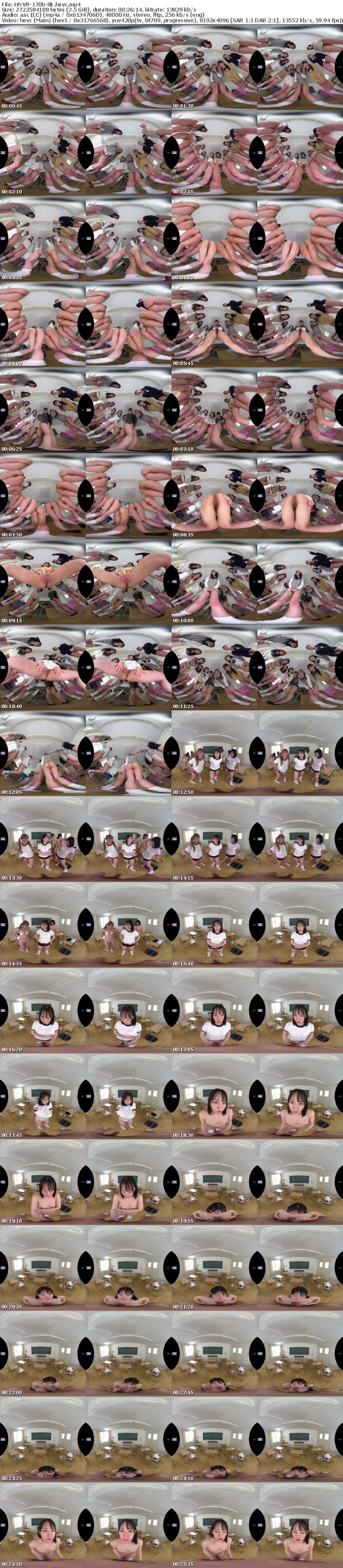 [VR] HNVR-170 【VR】全裸学園 転校してきたら男は僕ひとりだけ！？「全裸当番」という決まりがあってクラスみんなのすっぽんぽんを見られる不思議な学園生活。