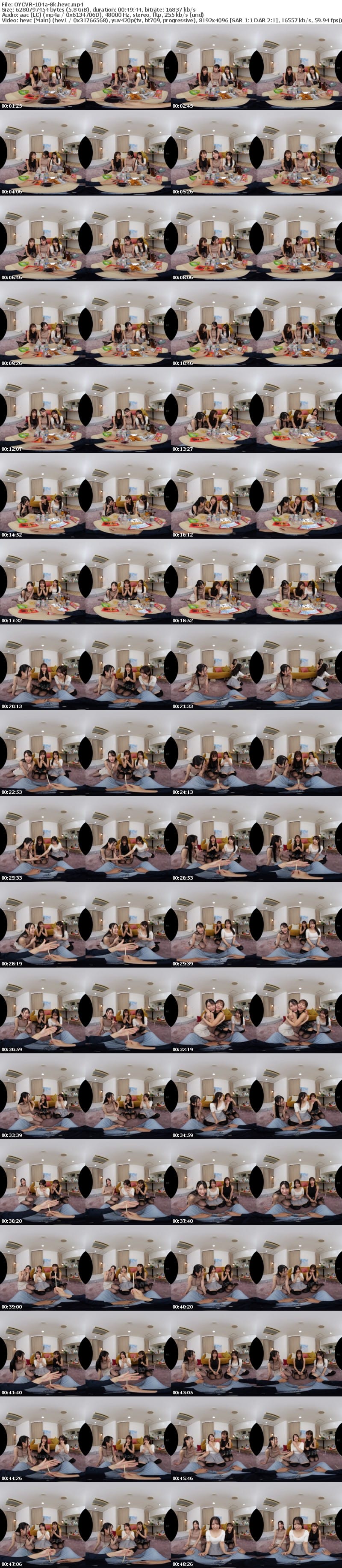 [VR] OYCVR-104 【VR】【8KVR】ほぼハズレ無し！女子大生3人に男はボク1人のガチ王様ゲームは勝ち確定！終電を逃した3人のサークルの後輩女子大生とボクの部屋で宅飲み！してたら王様ゲームをやる神展開へ！巨乳女子大生編2