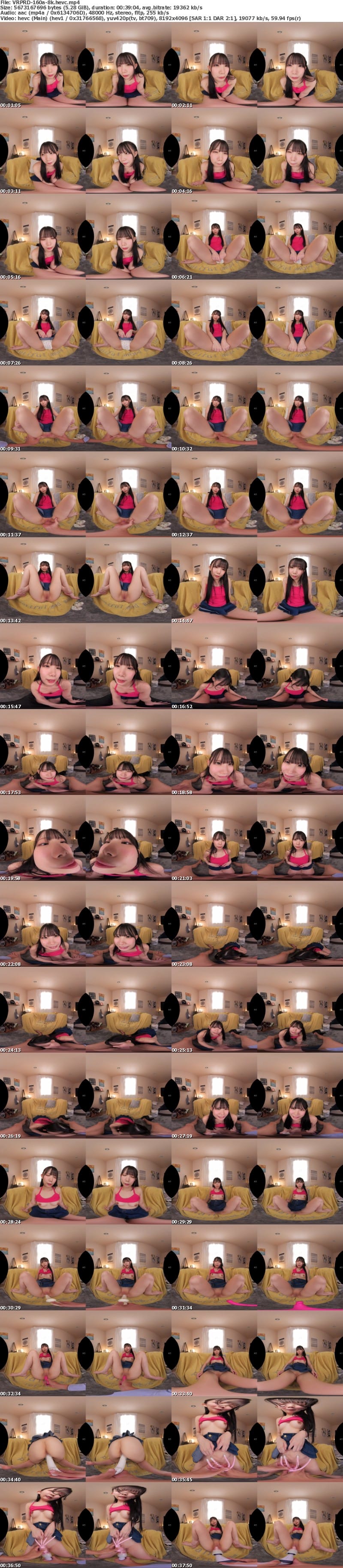 [VR] VRPRD-160 【VR】【8K】初めて彼氏ができた妹のマ〇コ慣らしをした兄 南日菜乃