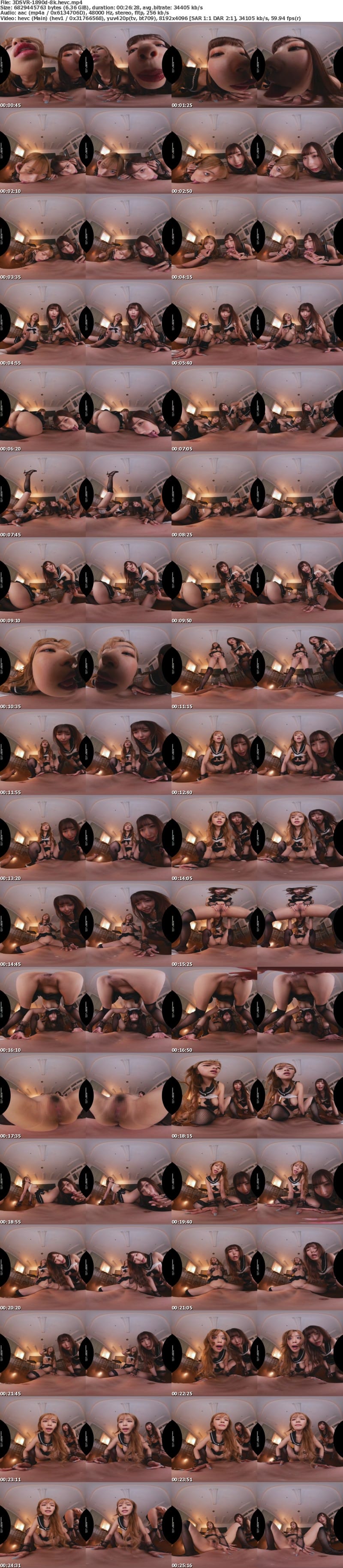 [VR] 3DSVR-1890 【VR】【8K】領域結界 ～完全無敵になれる学園にようこそ…イヒッ！この女子校生たちが今日も一日元気に肉便器授業に励んでくれるのだ…