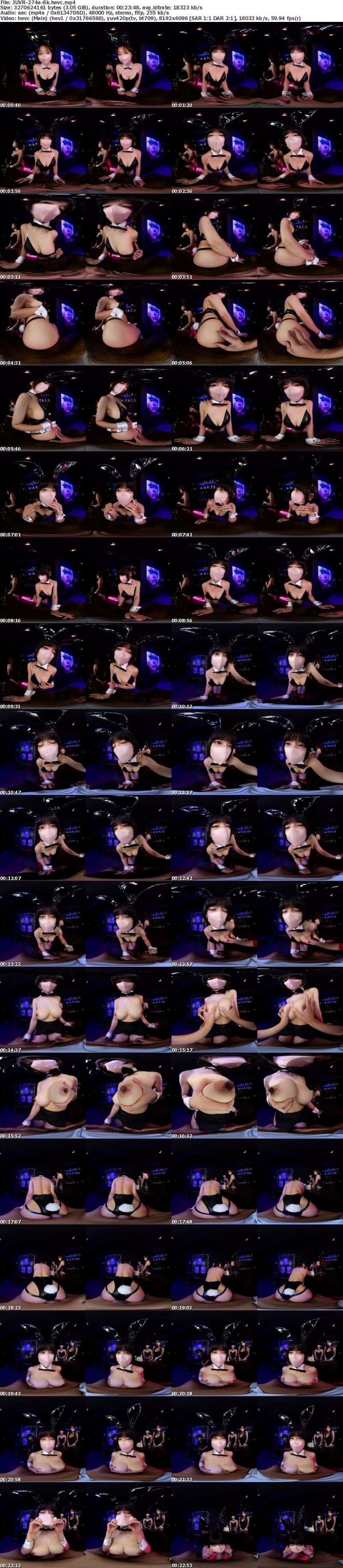 [VR] JUVR-274 【VR】超高画質8K 「人妻だからココは駄目」 キス以外はなんでもしてくれる 顔出しNGの元芸能人 Iカップバニーガール紗弥佳さん