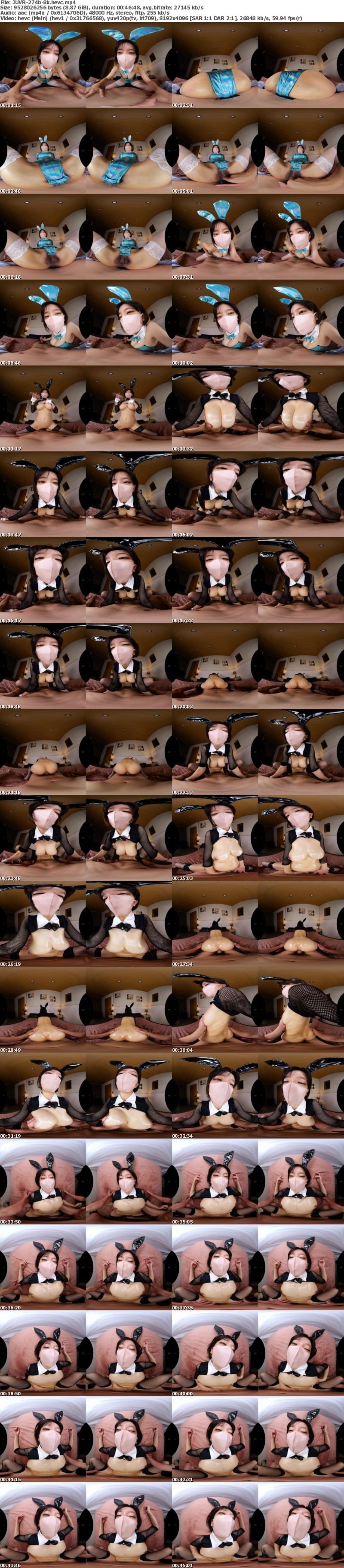 [VR] JUVR-274 【VR】超高画質8K 「人妻だからココは駄目」 キス以外はなんでもしてくれる 顔出しNGの元芸能人 Iカップバニーガール紗弥佳さん