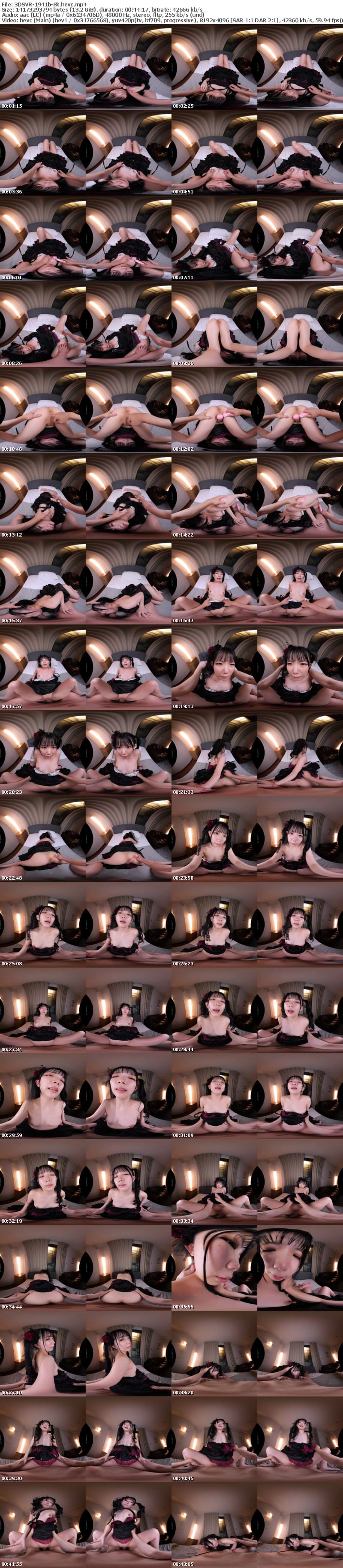 [VR] 3DSVR-1941 【VR】【8K】P活ゴスロリっ子生意気なのでわからせる！ま●こもゴスロリ服も僕の精子で白く染めつくす！ 南日菜乃