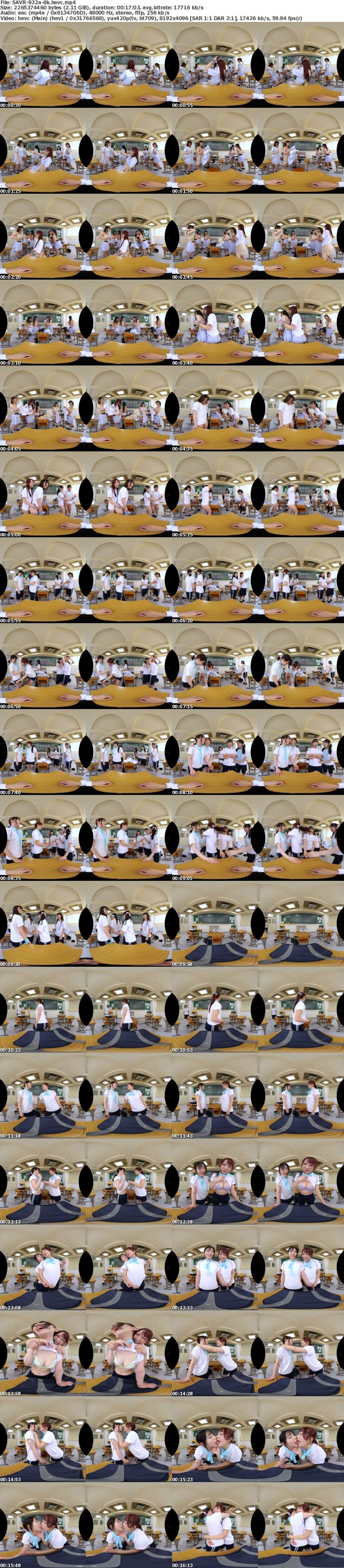 [VR] SAVR-932 【VR】聖レズ学院 貧乏の僕がテスト生として転校した先はまさかの女子校！？花ざかりの男子禁制ハーレムLIFE～仲良しレズ2人と体育祭後のハーレムSEX編～ 沙月恵奈 弥生みづき