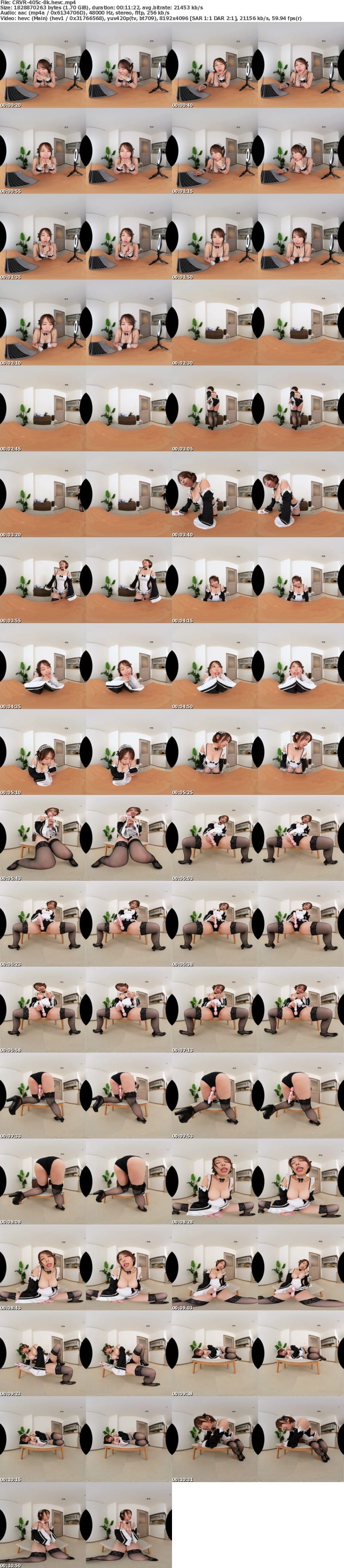 [VR] CRVR-405 【VR】【8KVR】ボクのことを好き過ぎるご奉仕メイドとのなんともうらやましい日常。宍戸里帆