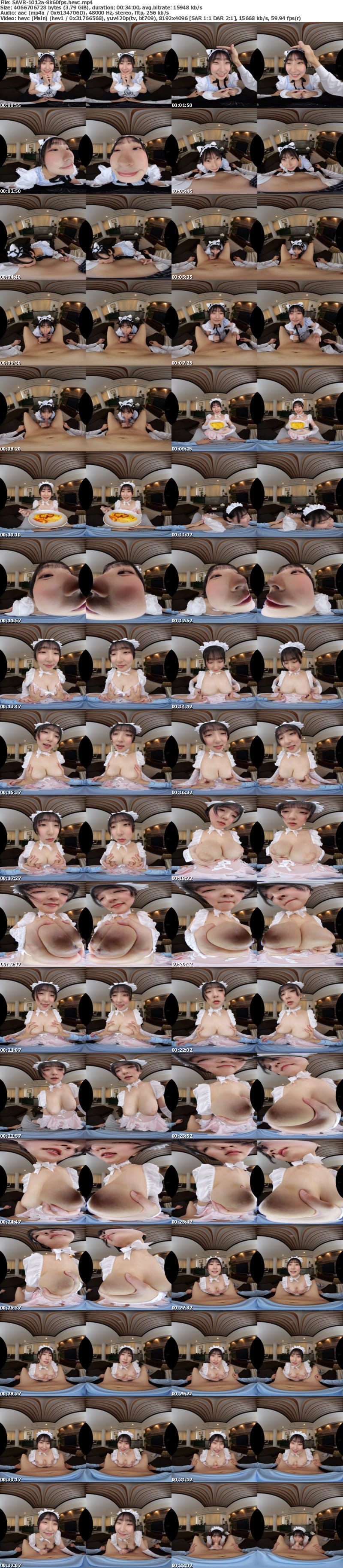 [VR] SAVR-1012 【VR】たわわな新人巨乳メイドはご奉仕フェラがだ～い好き！！胸で挟んで舐めてを繰り返す幸せSEXライフサポート 糸井瑠花