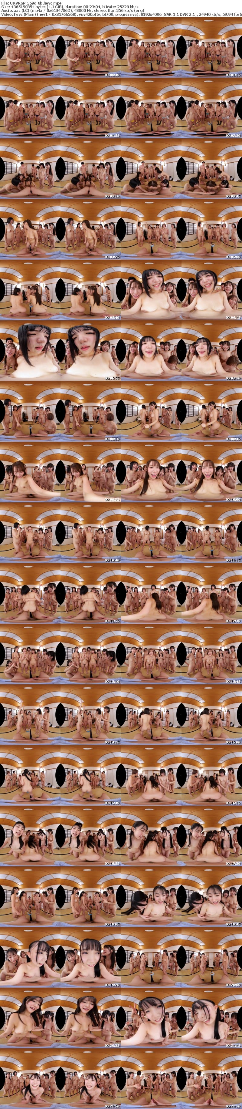 [VR] URVRSP-559 【VR】【8K】大乱交！ヤリサー合宿VR！！ エロすぎる乱痴気パーティーゲームでテンアゲMAX酒池肉林！！ ハメっぱなし！射精しっぱなし！の1泊2日